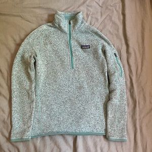 Blue Patagonia Quarter zip